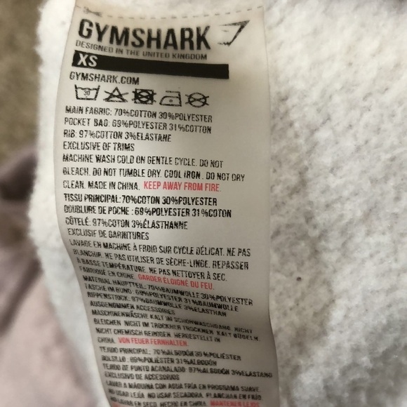 Gymshark So Soft High Mock Neck Tunic Sweatshirt Size XS Marled Pastel Purple - Picture 7 of 10